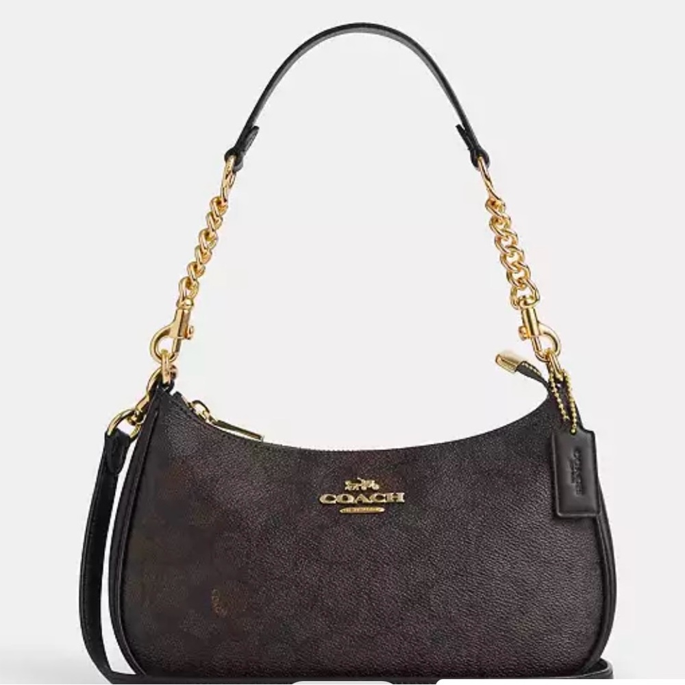 Coach Brown Leather Shoulder Bag